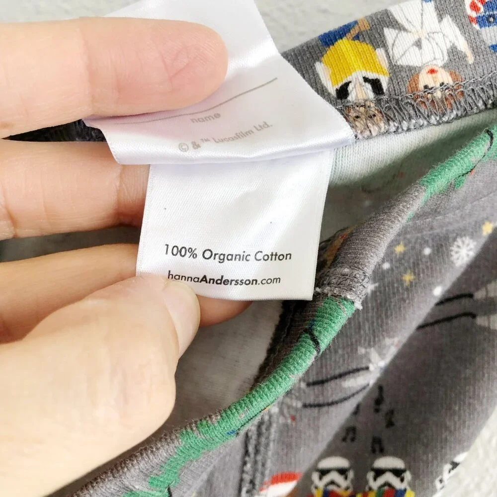 HANNA ANDERSSON Kid's Star Wars 100% Organic Cotton Pajama Pants‎ Size 14